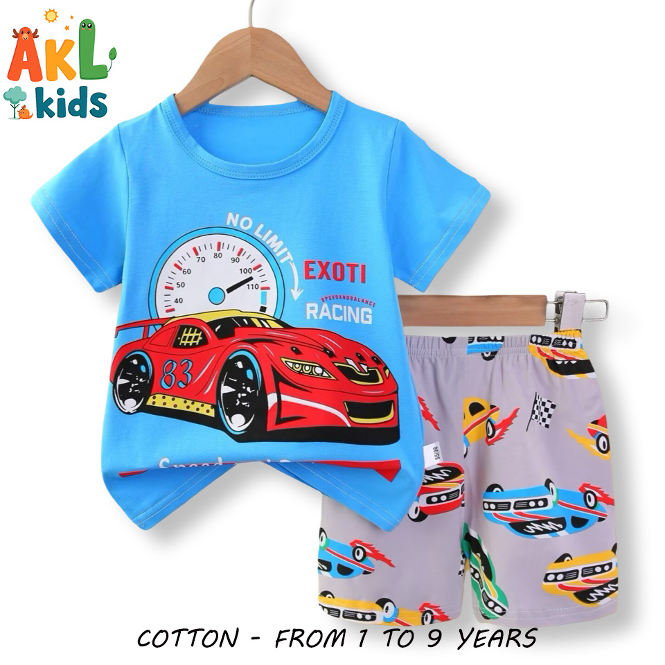 Boy Pajama Car