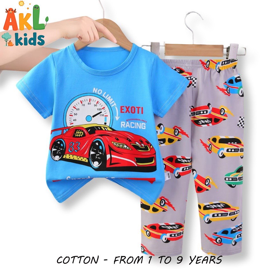 Boy Pajama Cars