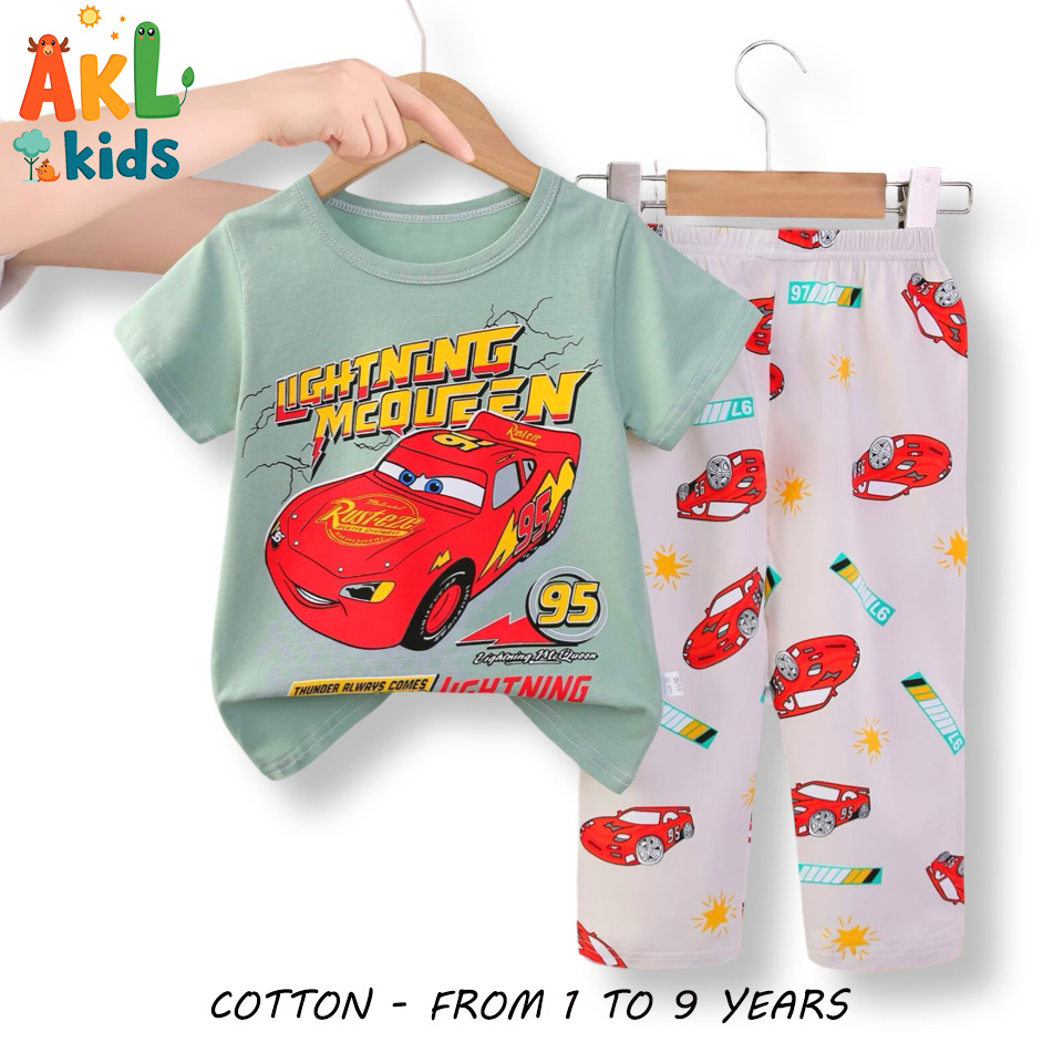 Boy Pajama Cars