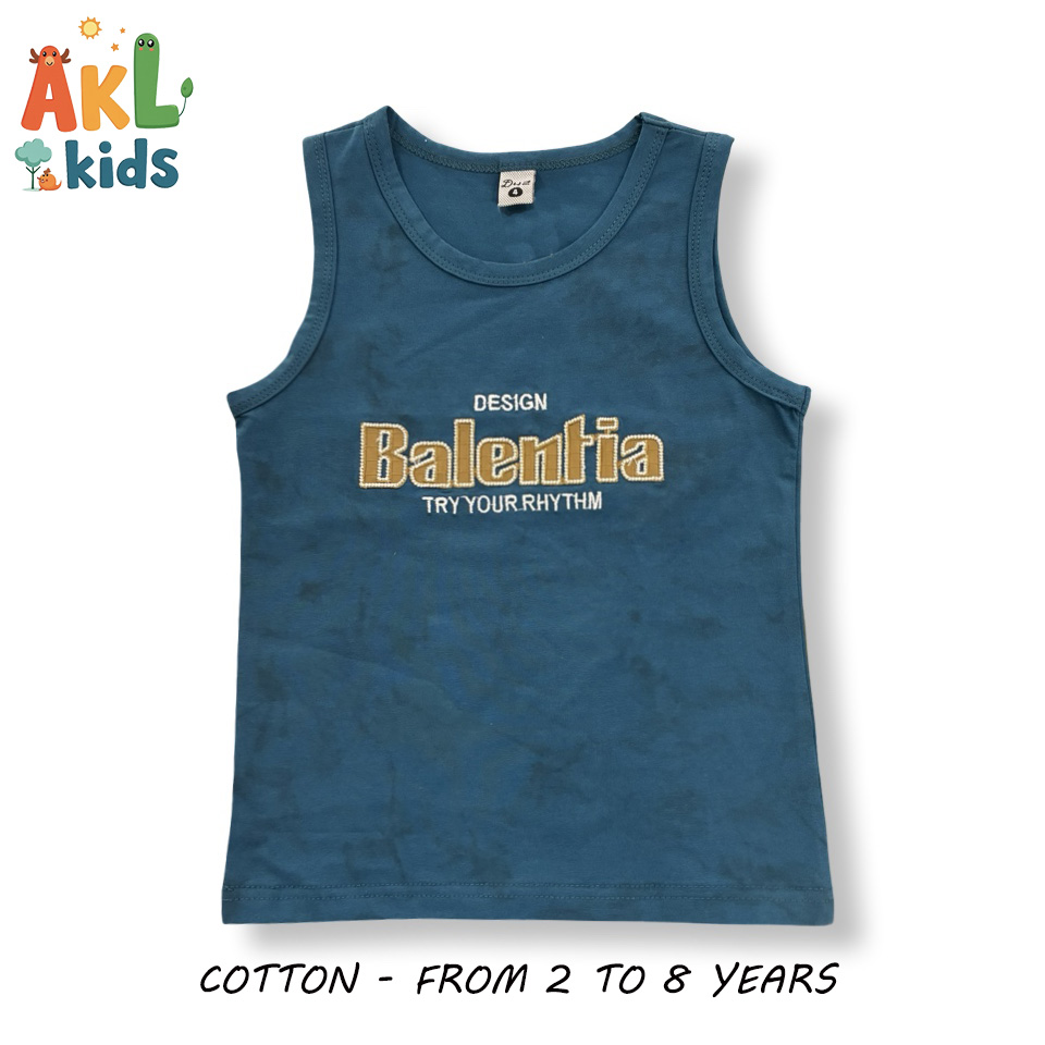 Sleevless T-shirt - Petrol