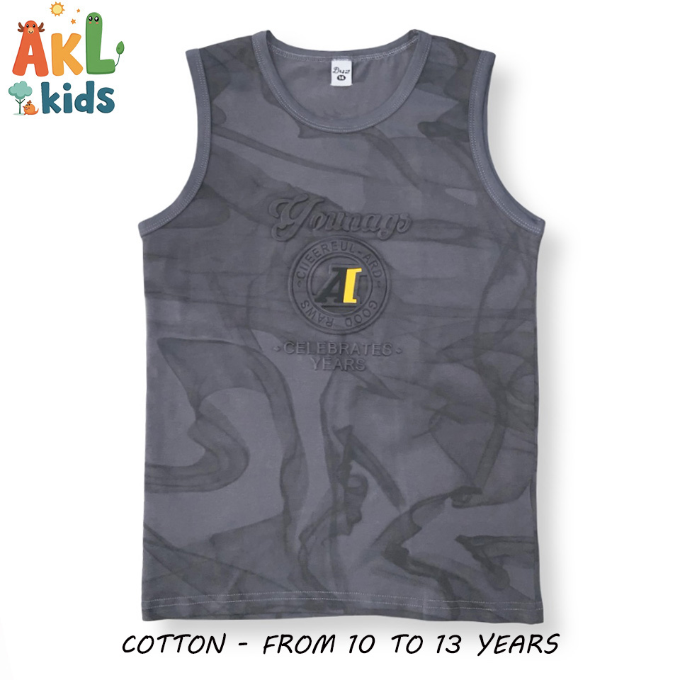 Sleevless T-shirt - Antracite