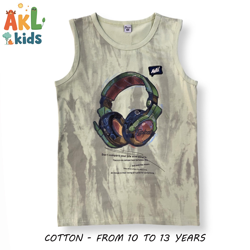 Sleevless T-shirt - Green