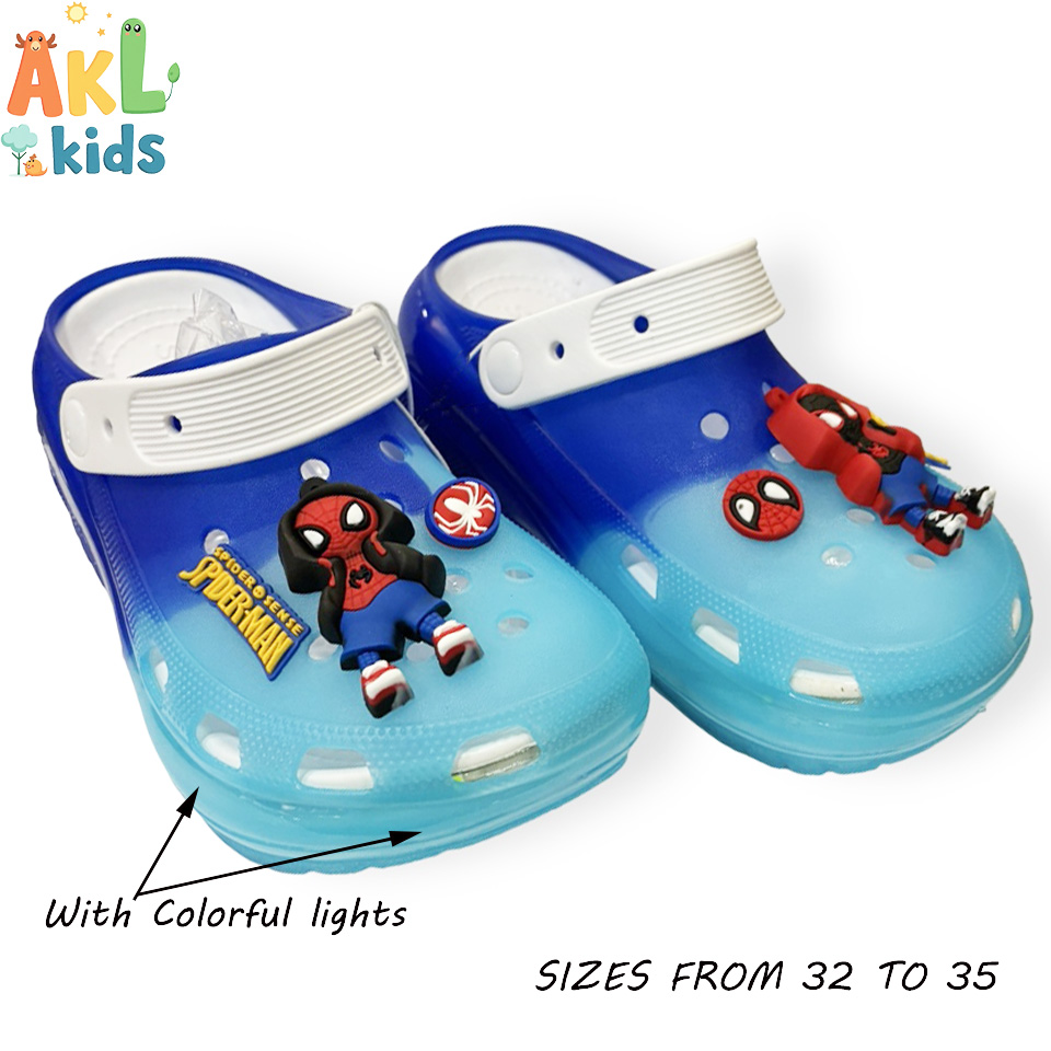 Kids Crocks With Colorful Lights