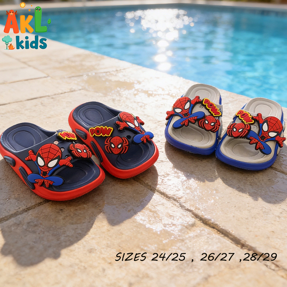 Kids Slippers Spiderman