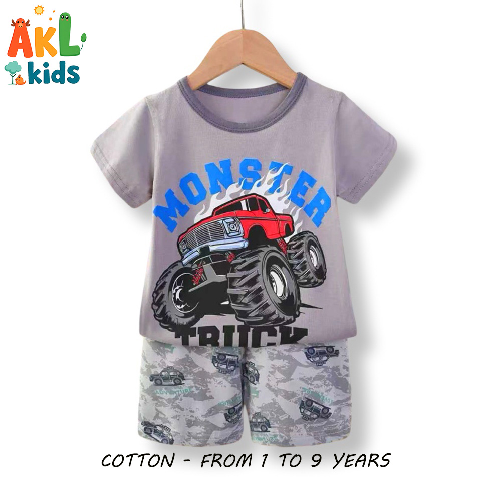 Boy Pajama Monster Truck