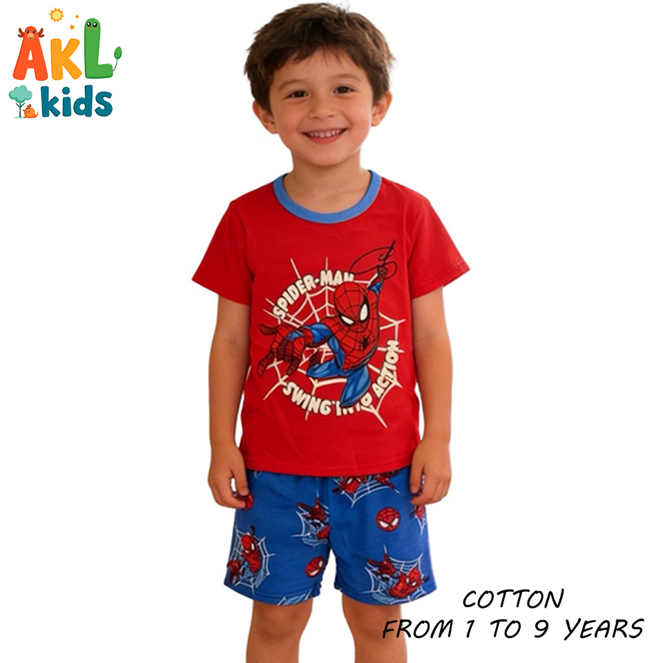 Boy Pajama Spiderman