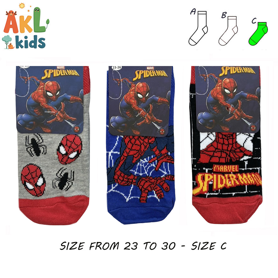 Short Socks Spiderman