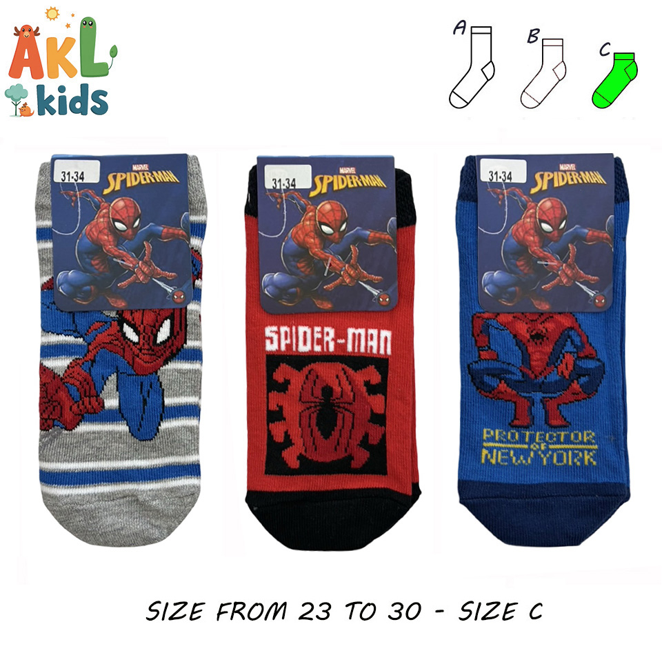 Short Socks Spiderman