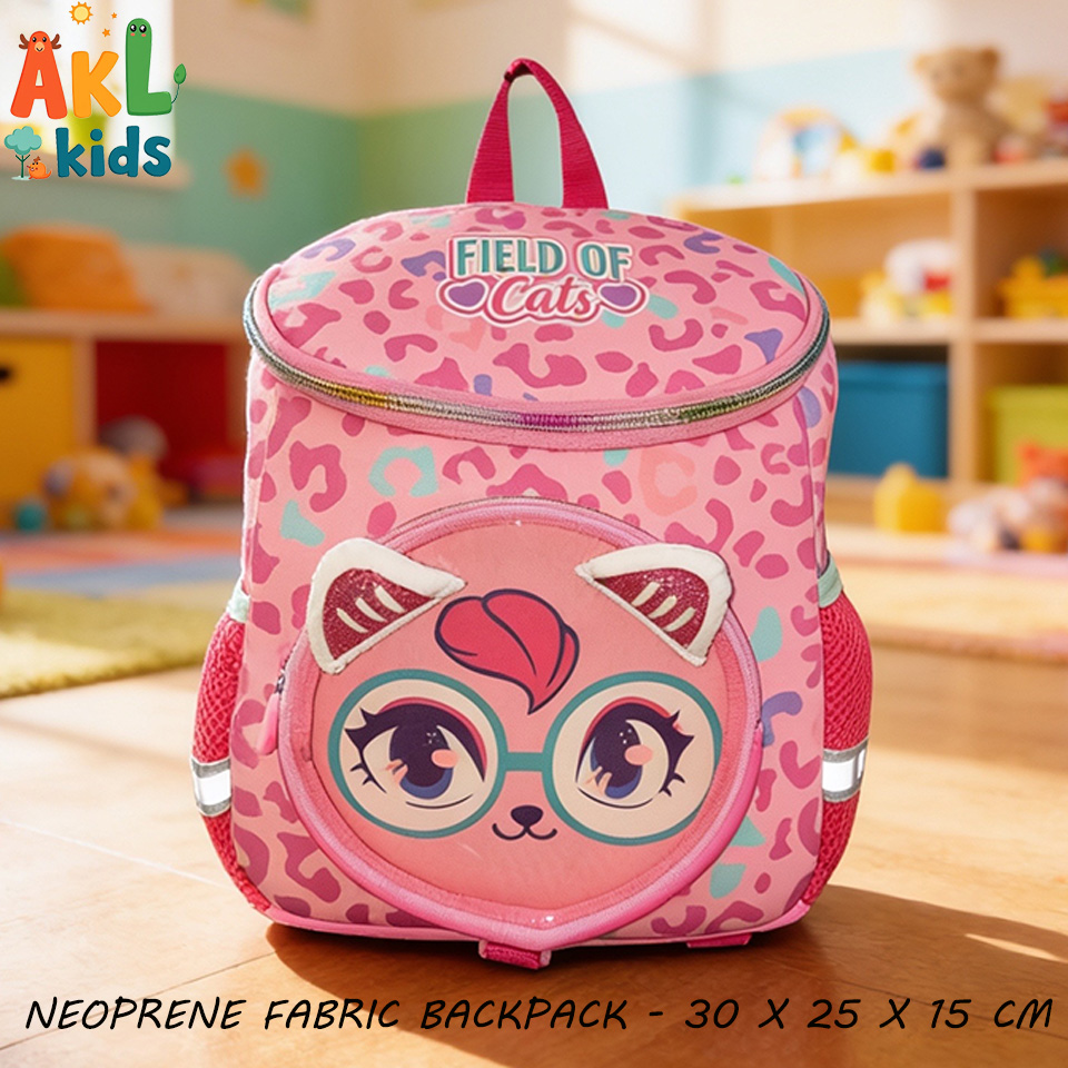 Neoprene Fabric Backpack - Cat