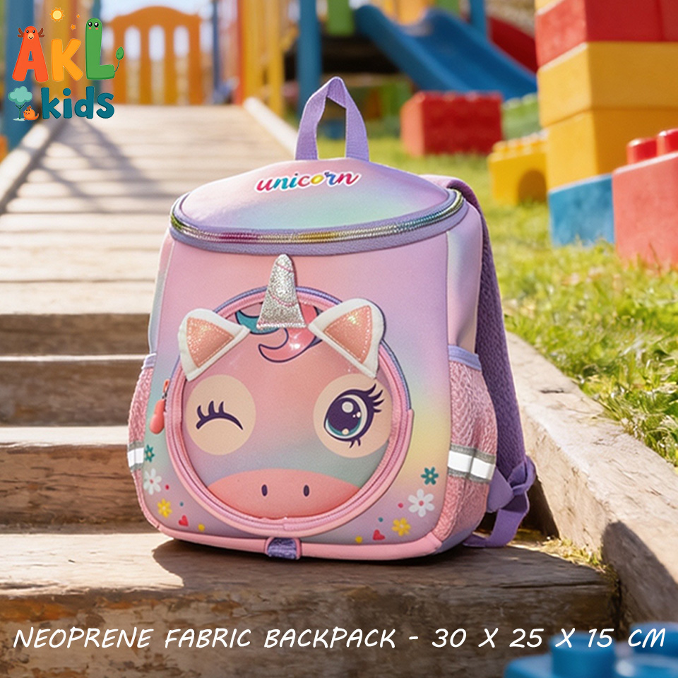 Neoprene Fabric Backpack - Unicorn
