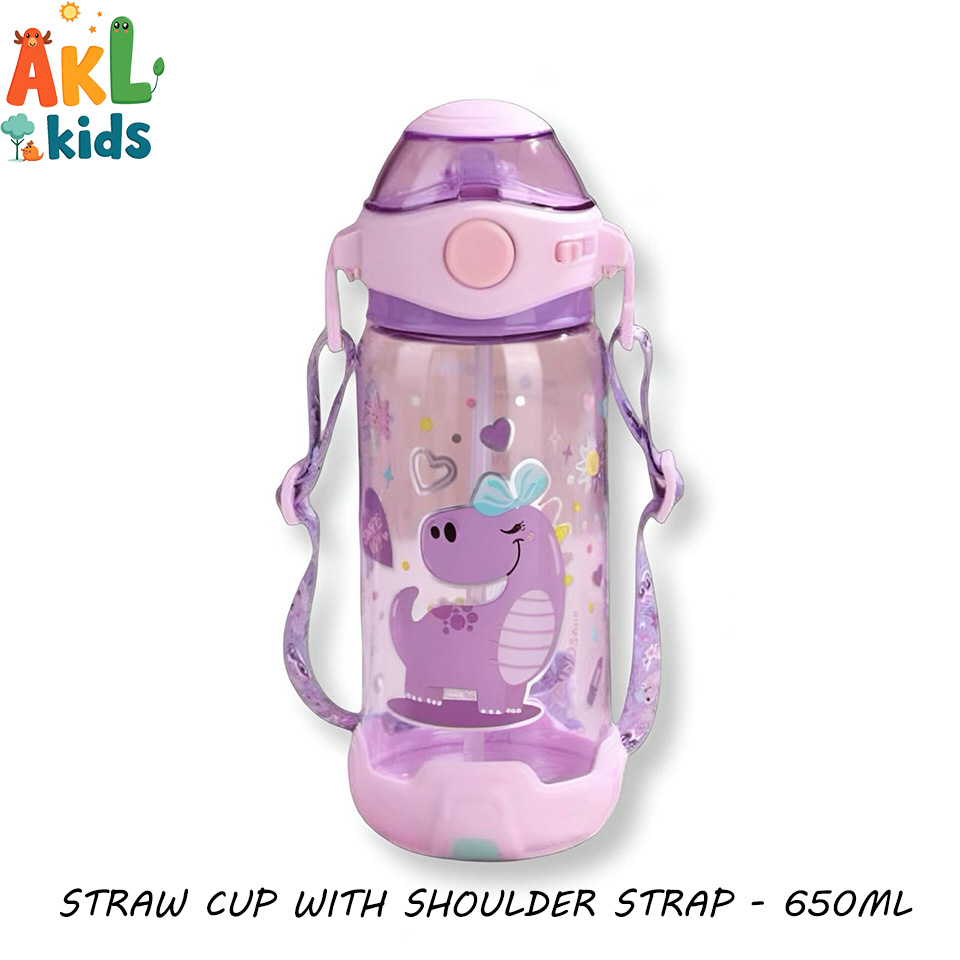 Straw Cup With Shoulder Dino