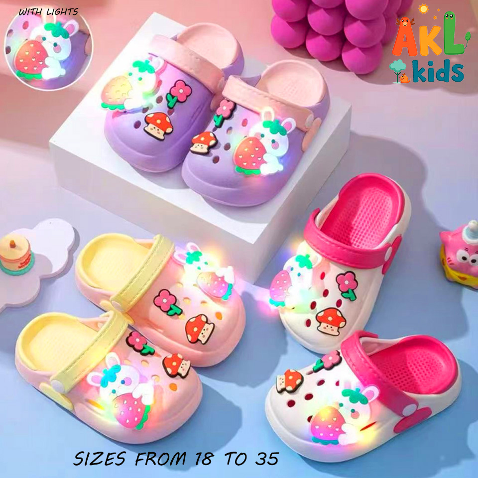 Kids Crocks with Led Lights