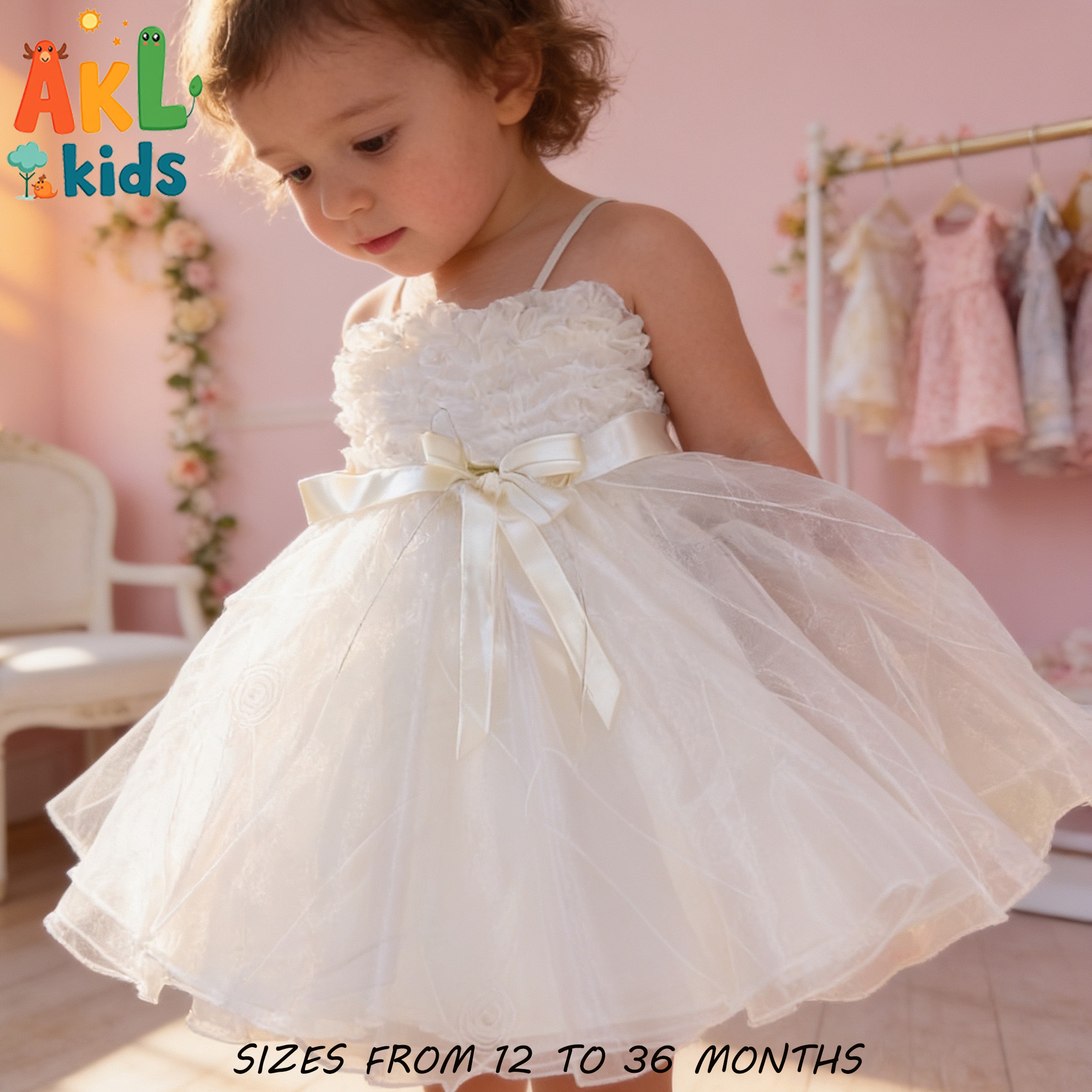 White Baptism Dress