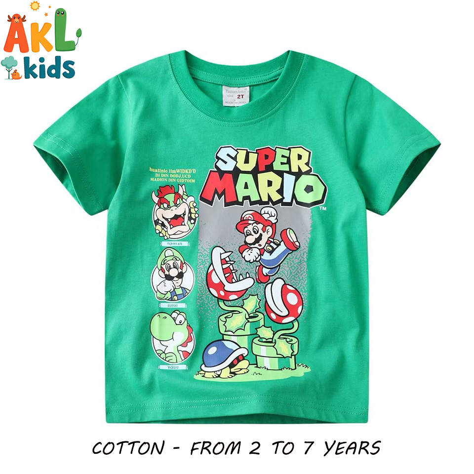 Cotton T-shirt - Super Mario