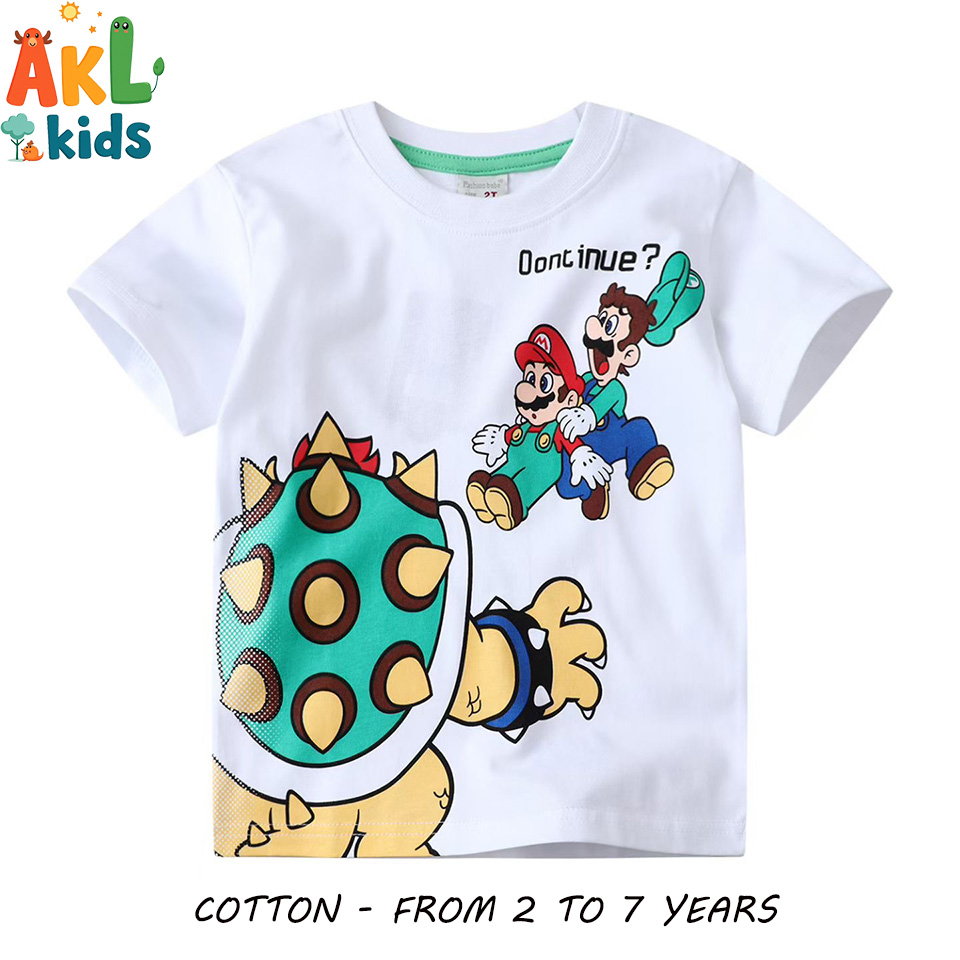 Cotton T-shirt - Super Mario
