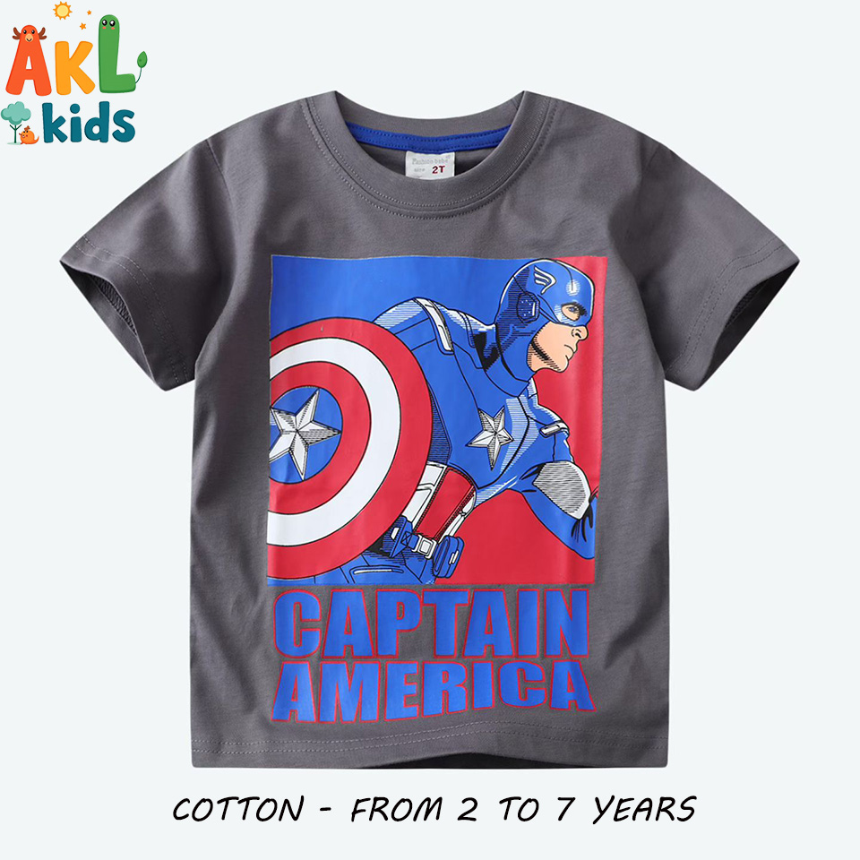 Cotton T-shirt - Cap America