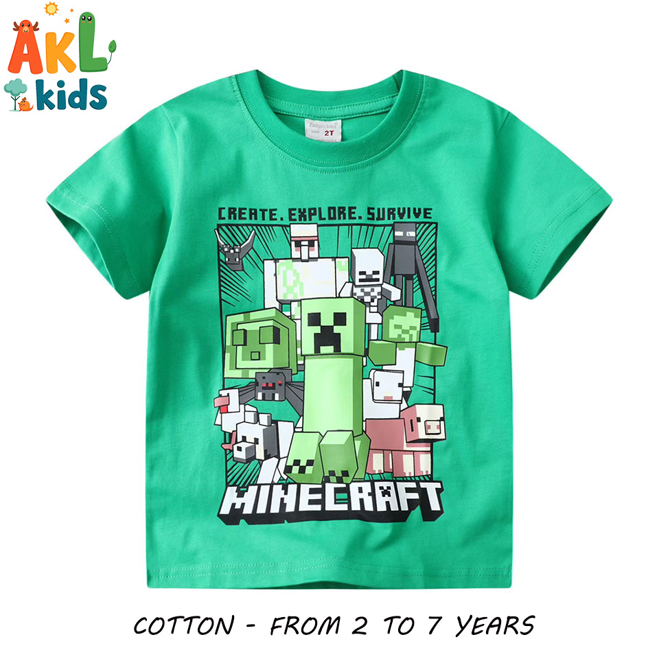 Cotton T-shirt - Minecraft