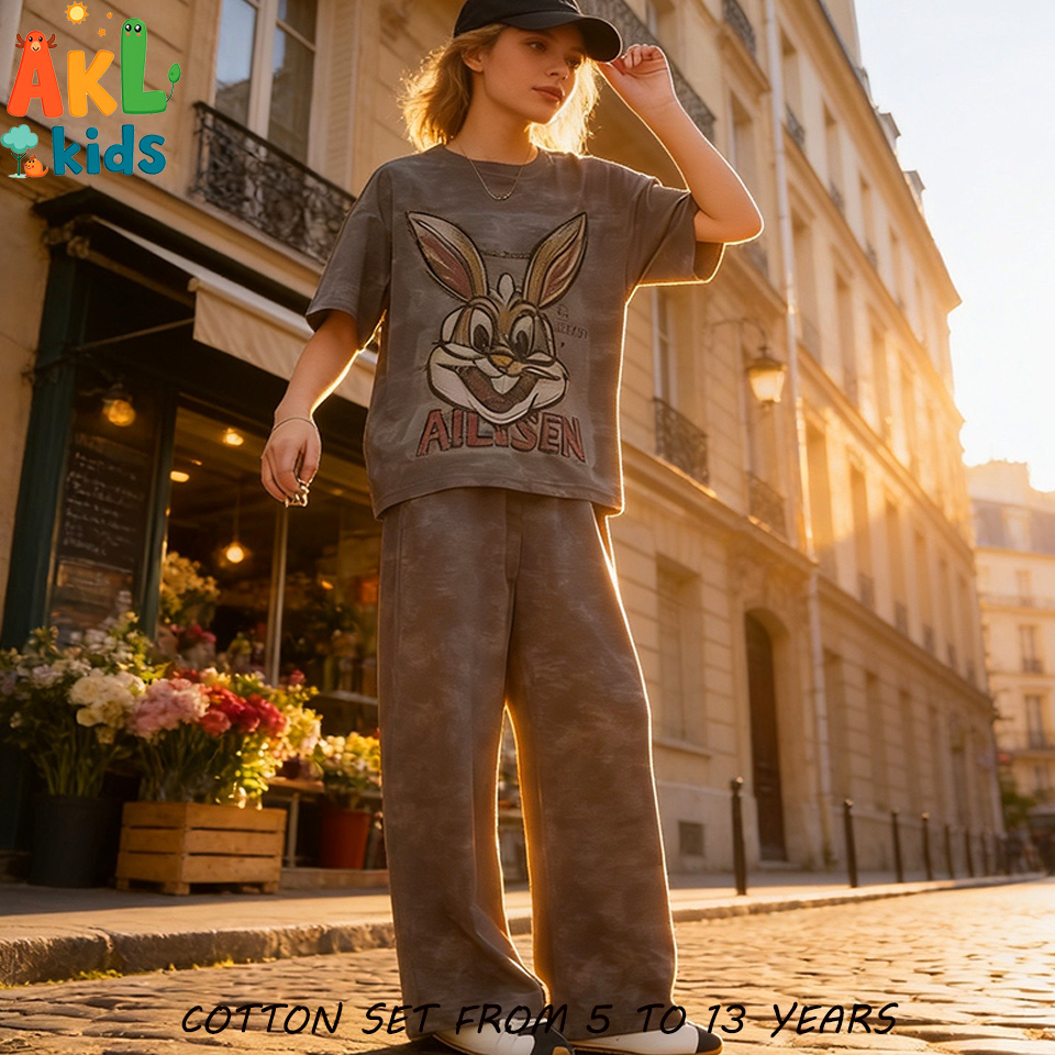 Girl's Casual Cotton Sets