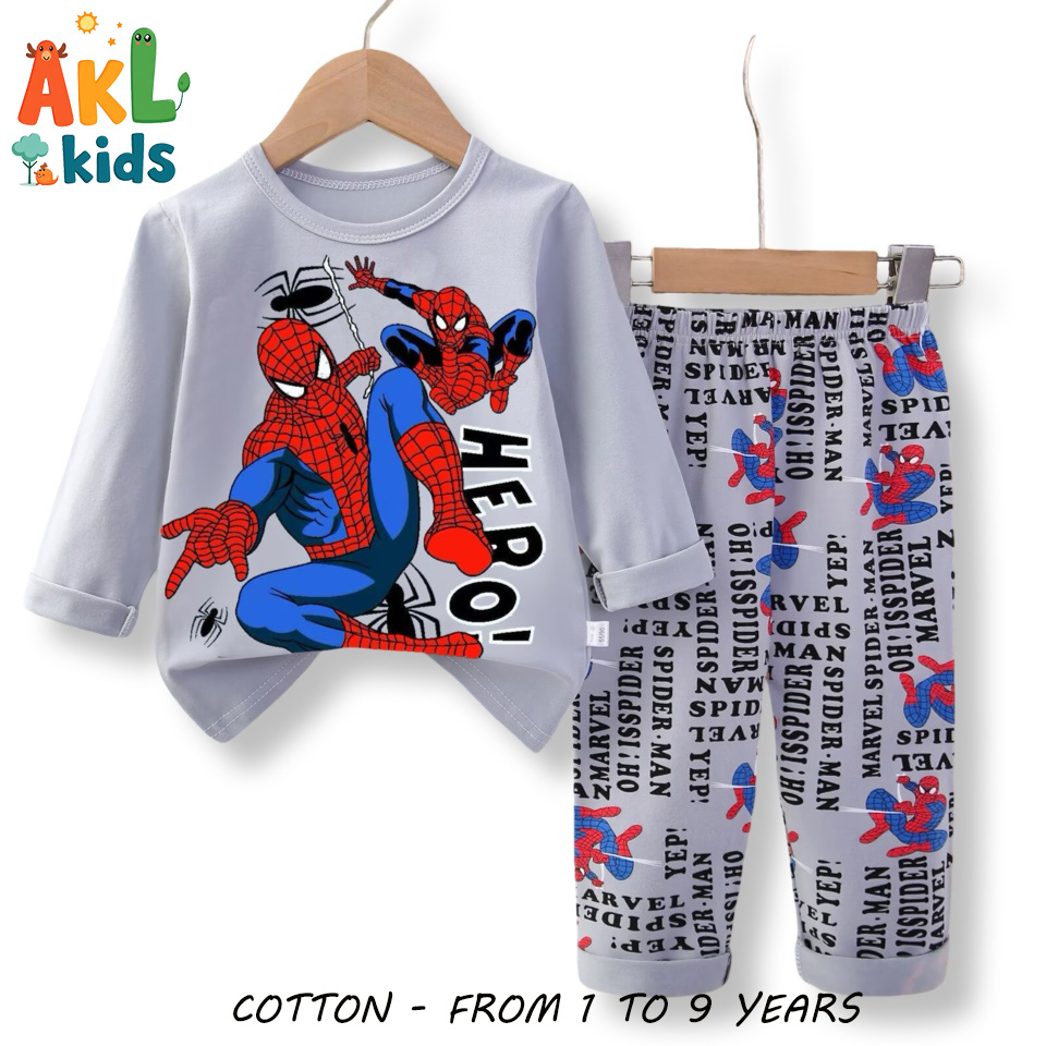 Cotton Pjs Spiderman