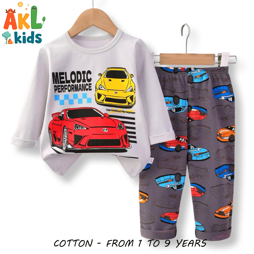 Cotton Pjs Cars