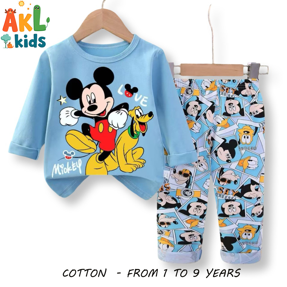 Cotton Pjs Mickey