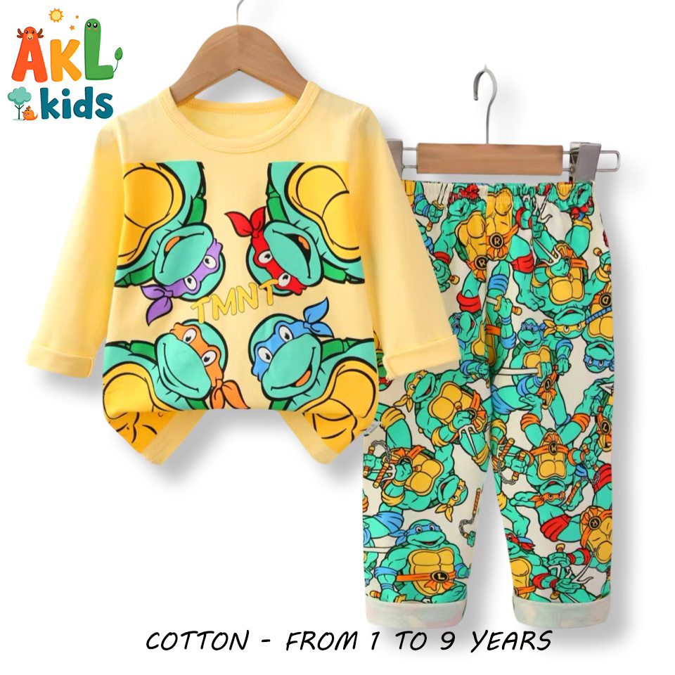 Cotton Pjs Ninja Turtles
