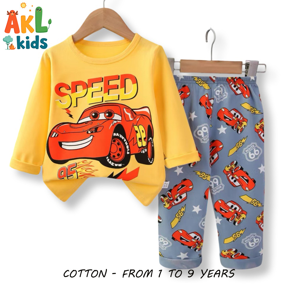 Cotton Pjs Cars