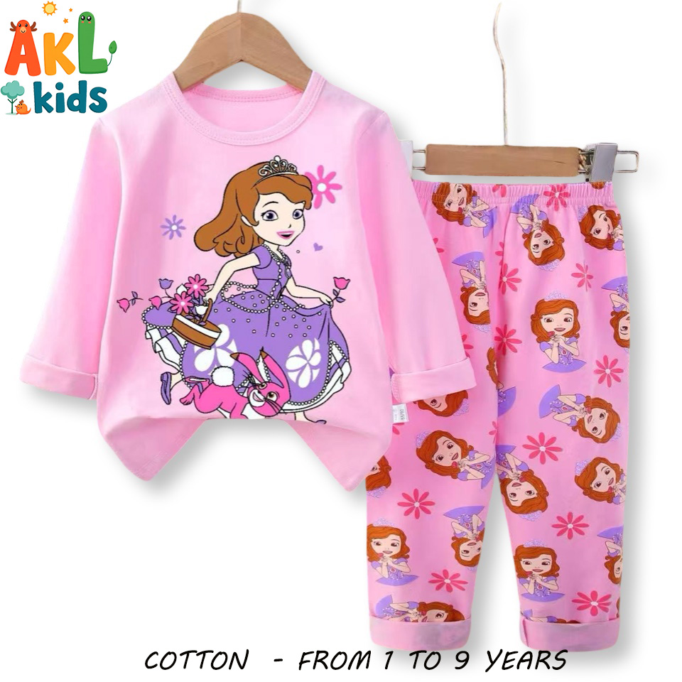 Cotton Pjs Princess Sofia