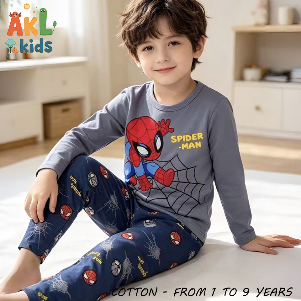 Cotton Pjs Spiderman