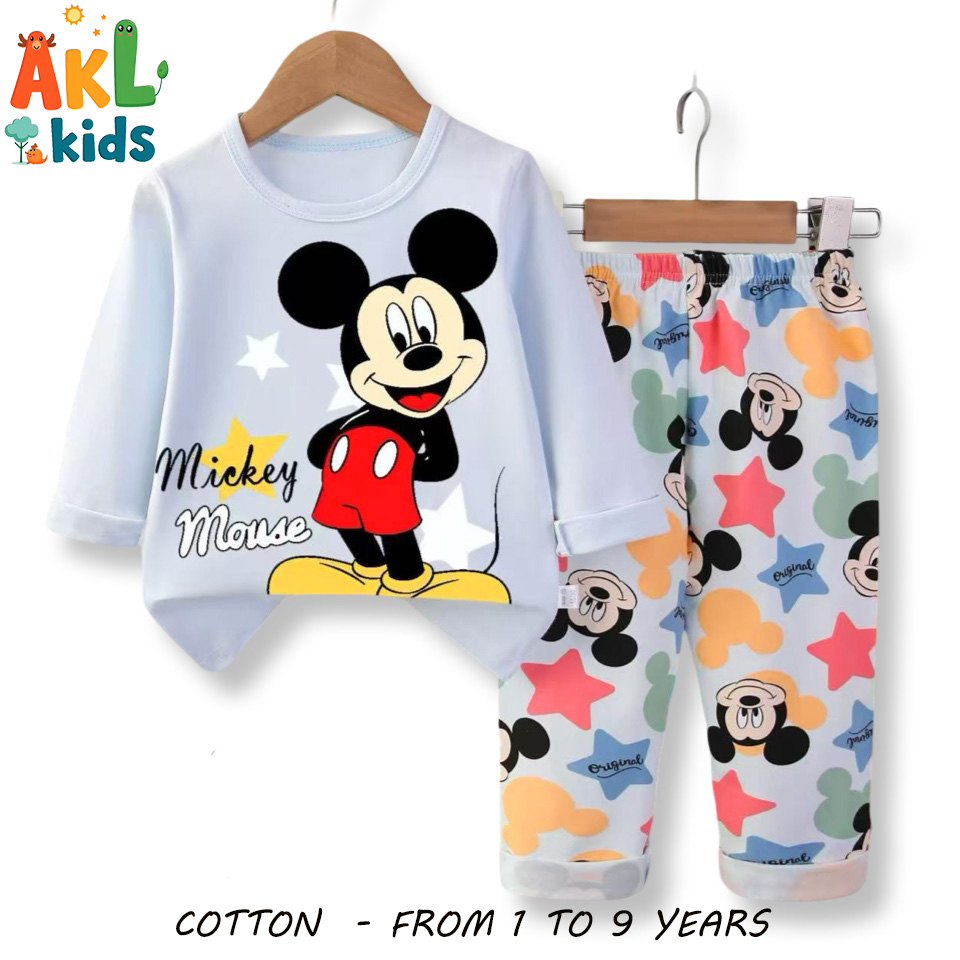 Cotton Pjs Mickey