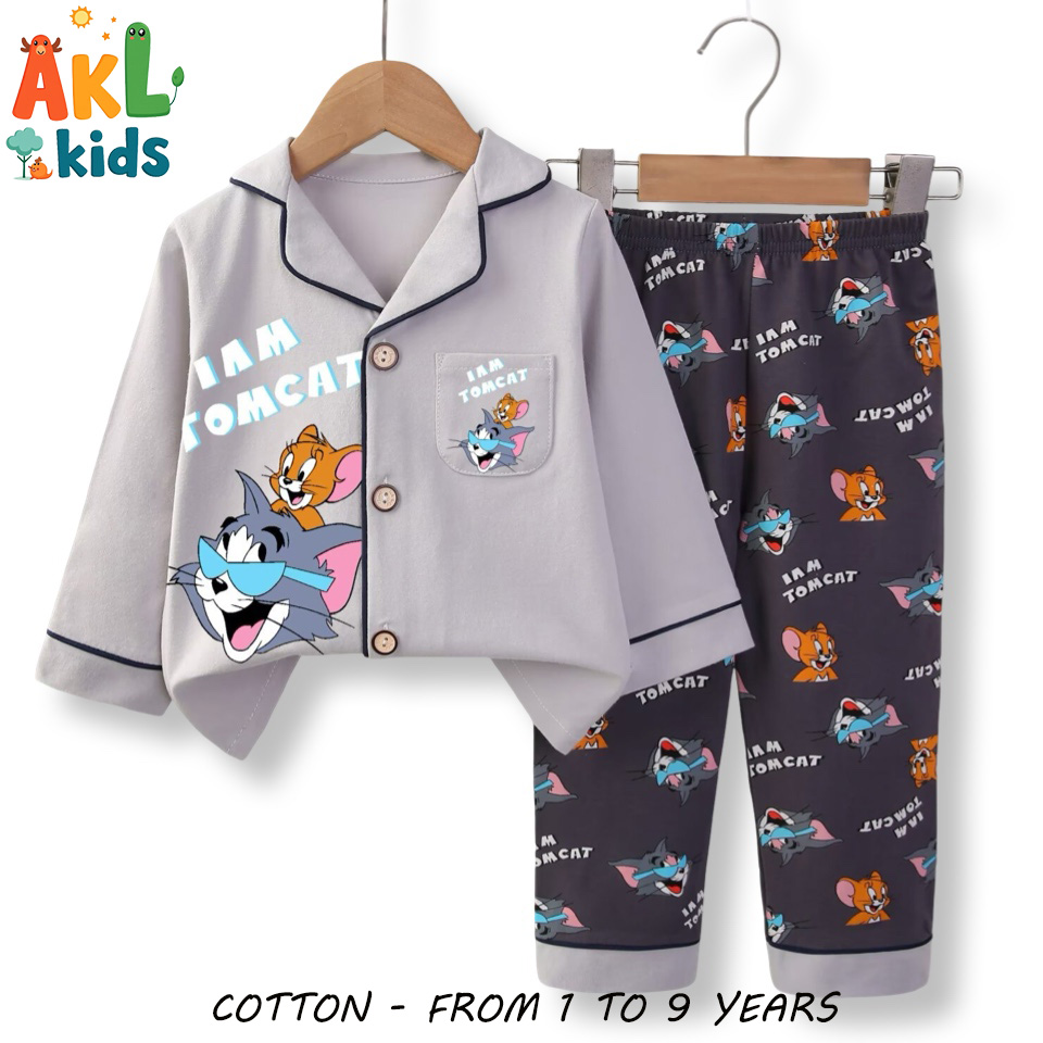 Cotton Pjs Tom and Jerry
