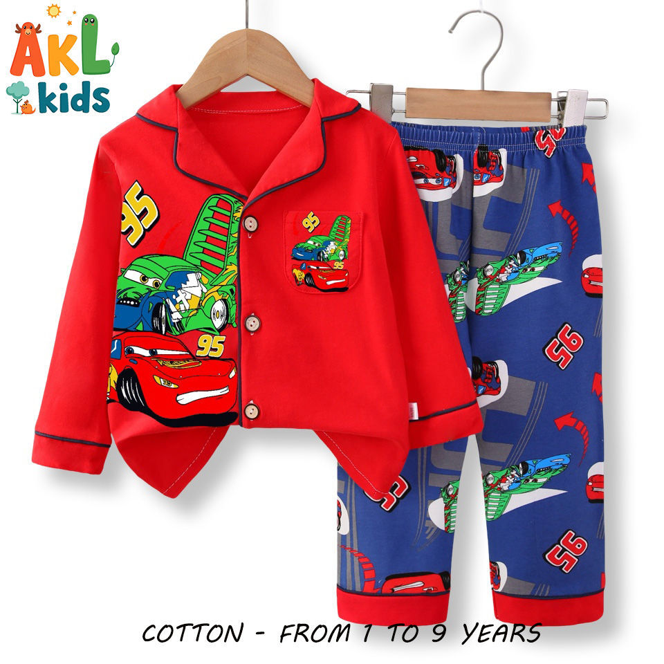 Cotton Pjs Cars