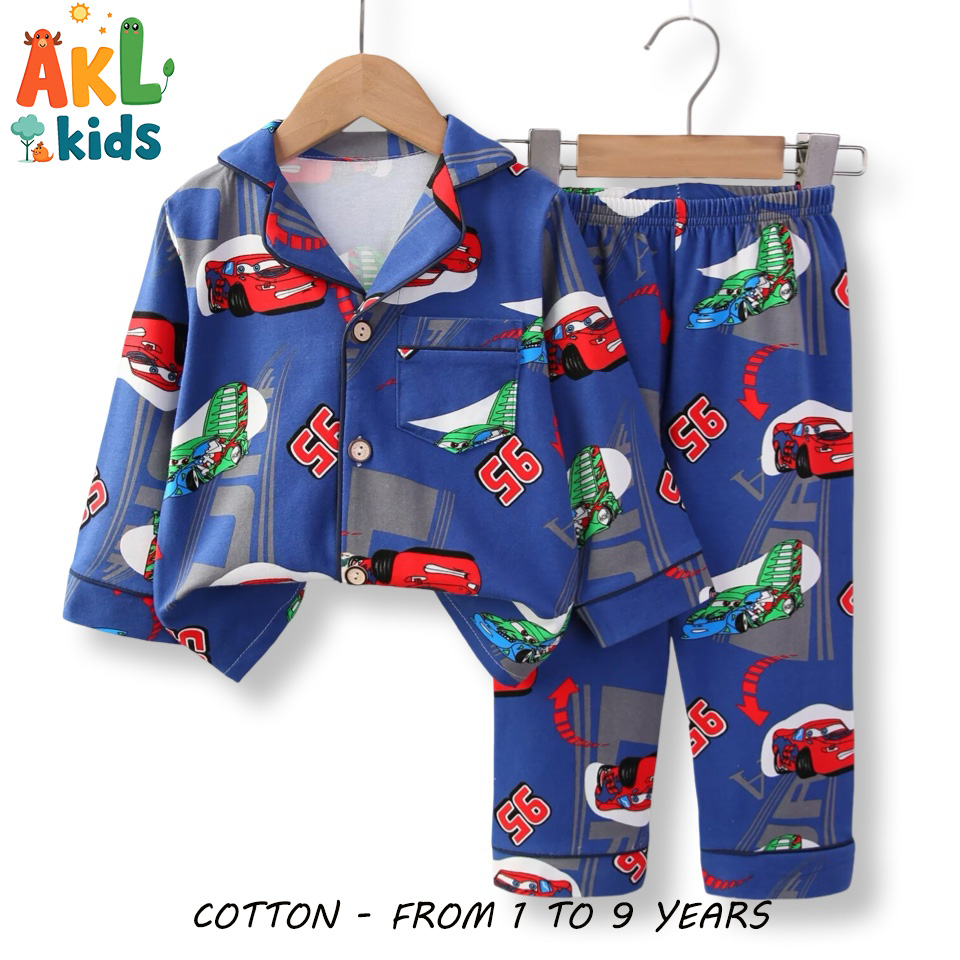 Cotton Pjs Cars