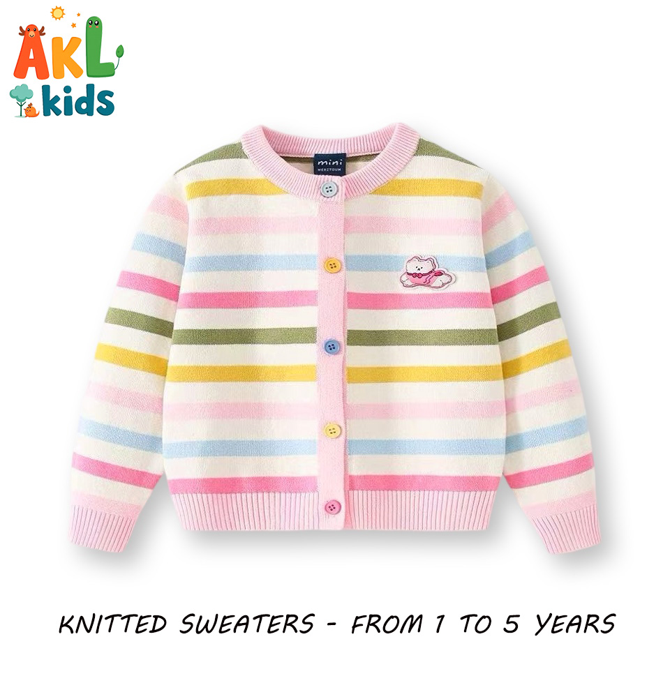 Knitted Cotton Kid's Sweater