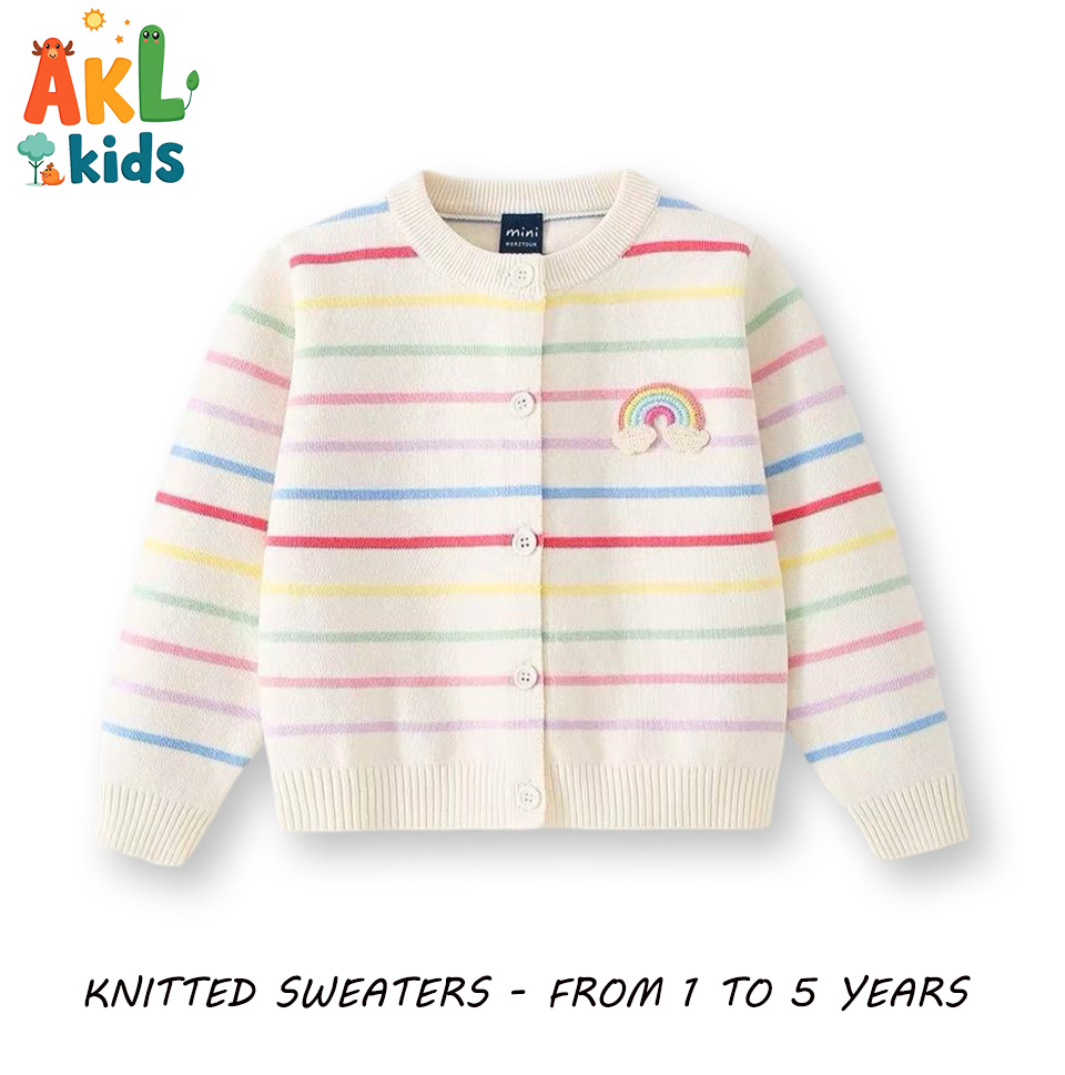 Knitted Cotton Kid's Sweater