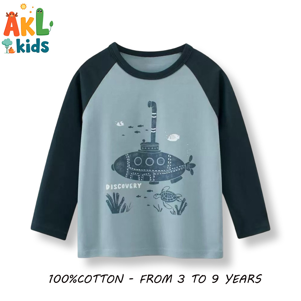 Cotton T-shirt Blue