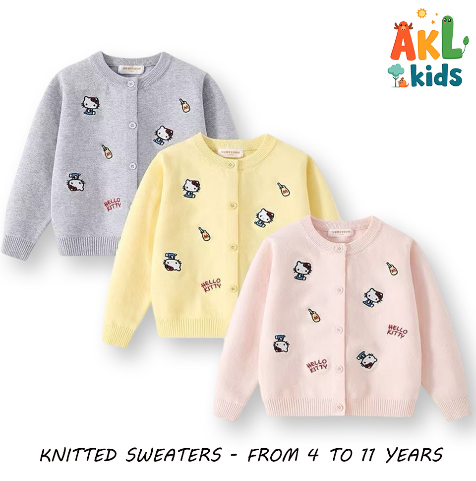 Knitted Cotton Kid's Sweater