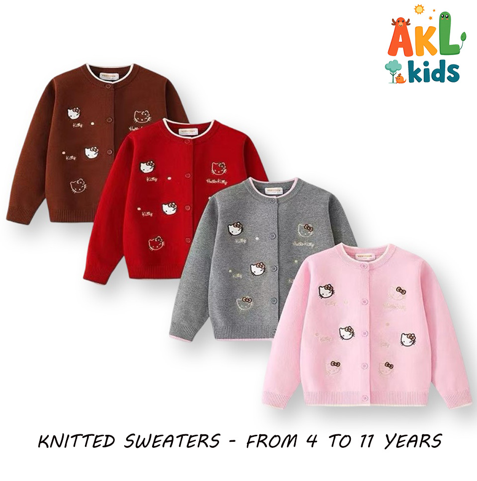 Knitted Cotton Kid's Sweater