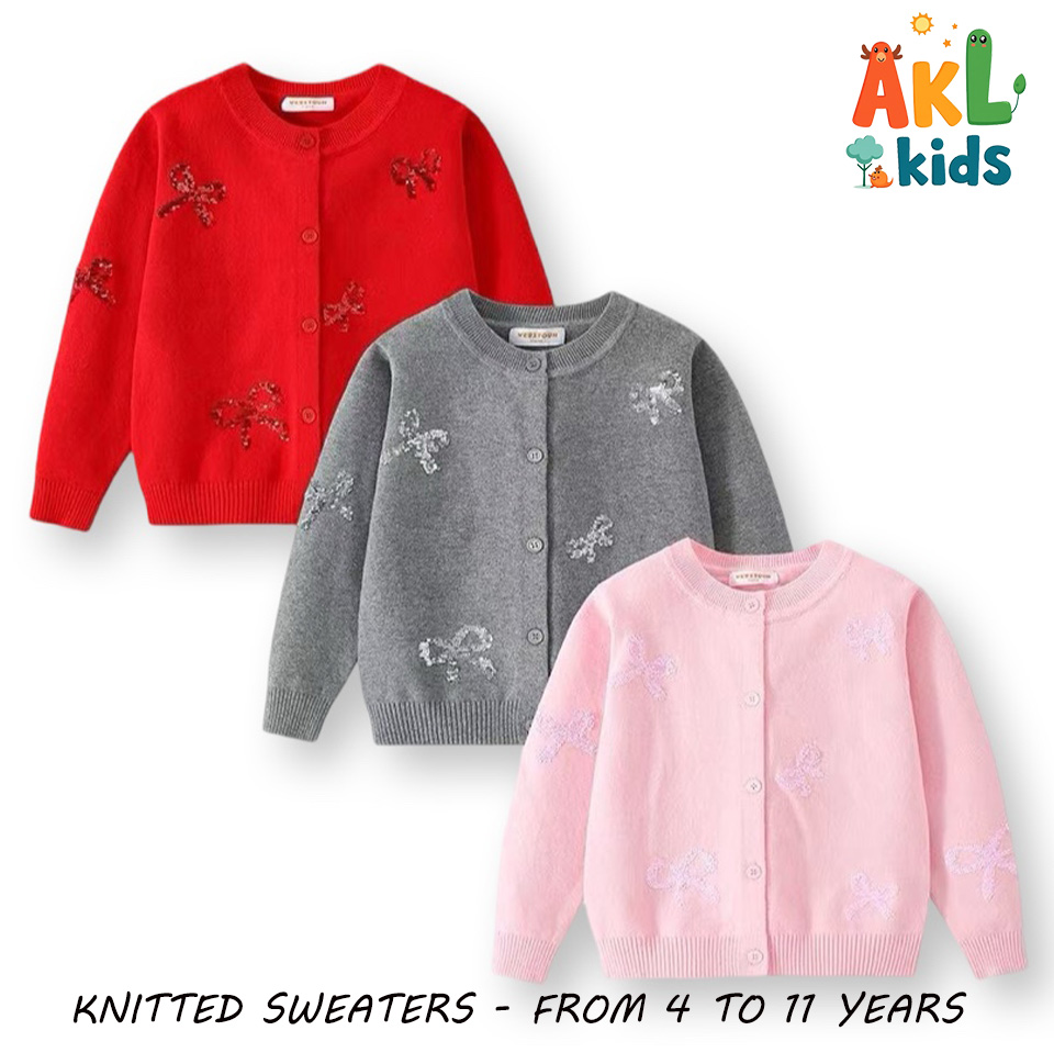 Knitted Cotton Kid's Sweater
