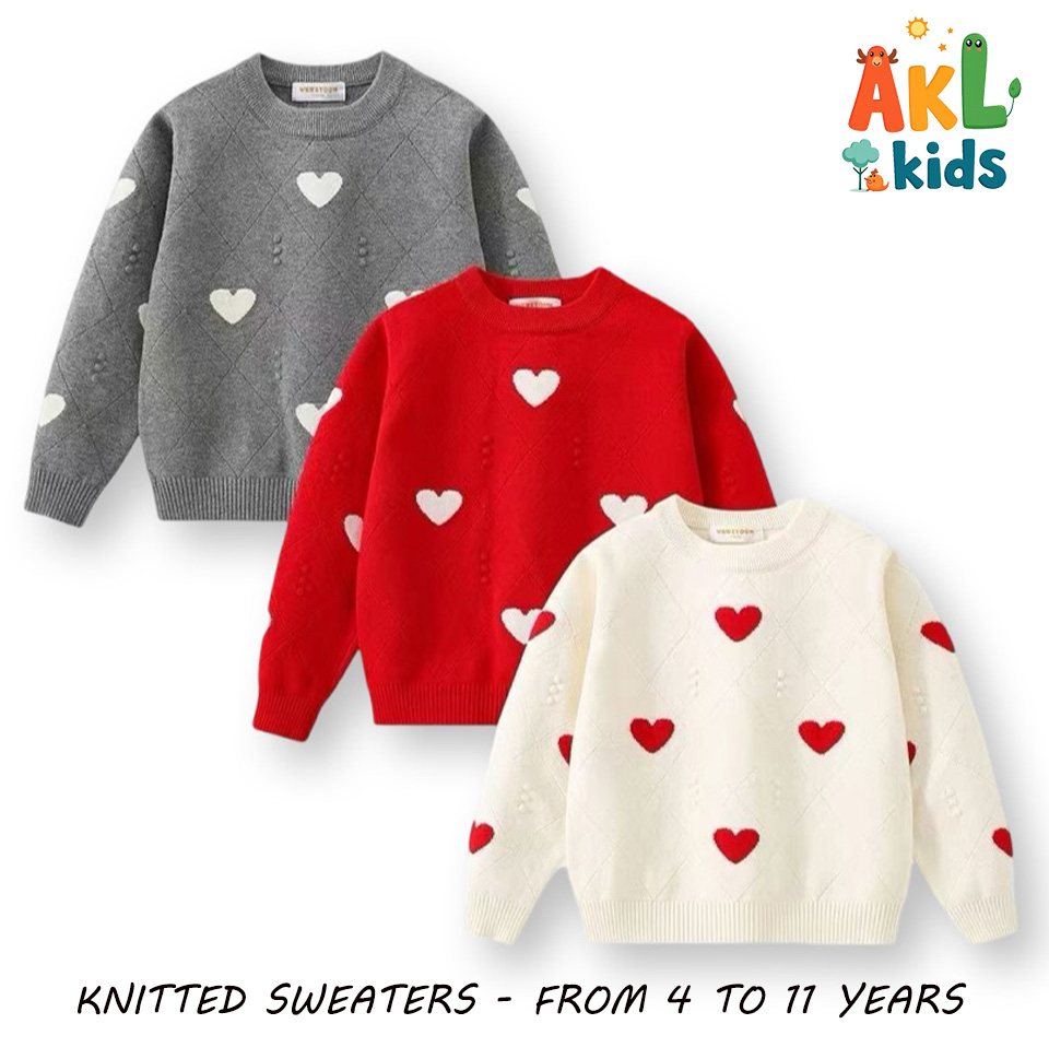Knitted Cotton Kid's Sweater