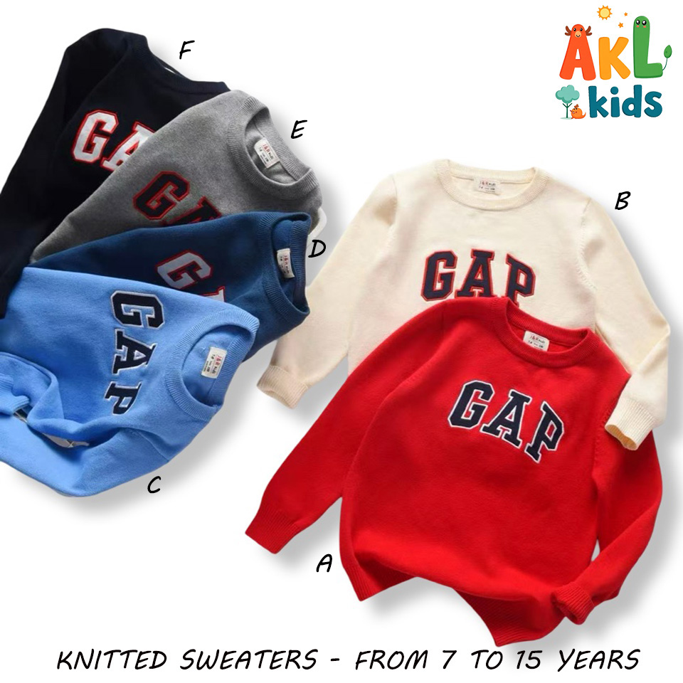 Knitted Cotton Kid's Sweater