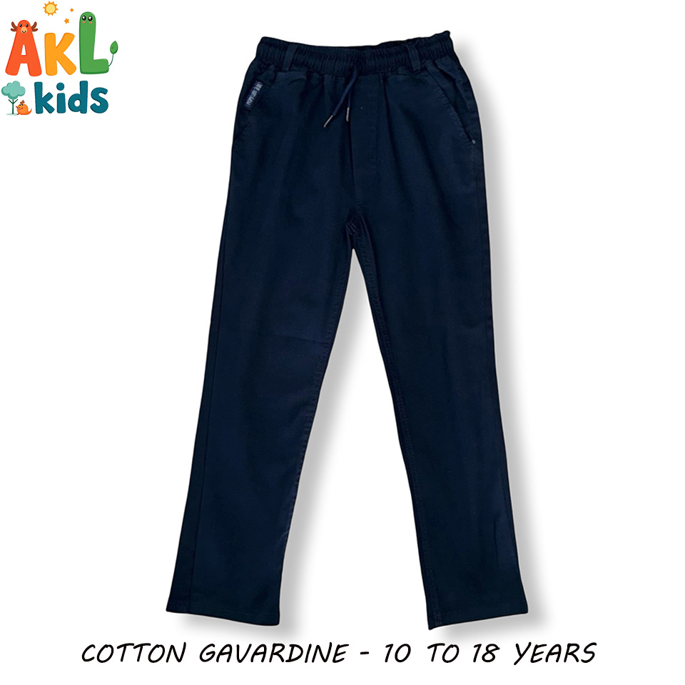 Gavardine Navy Pant for Boys and Girls