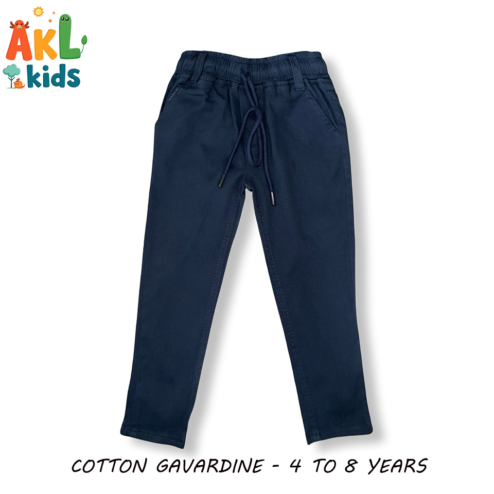 Lycra Gavardine Pant for Girls - Slim Cut
