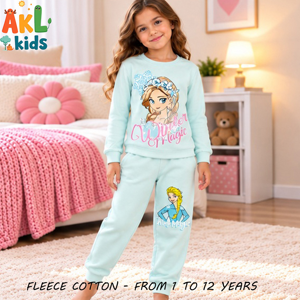 Fleece Cotton Pjs Winter Magic