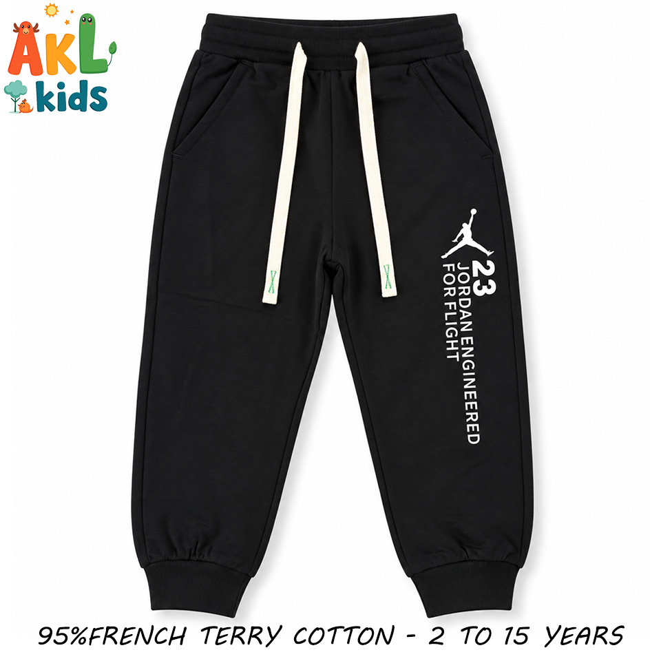 Kids’ Jogger Pants – 95% Cotton