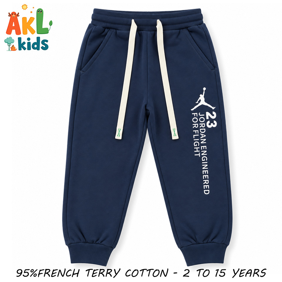 Kids’ Jogger Pants – 95% Cotton