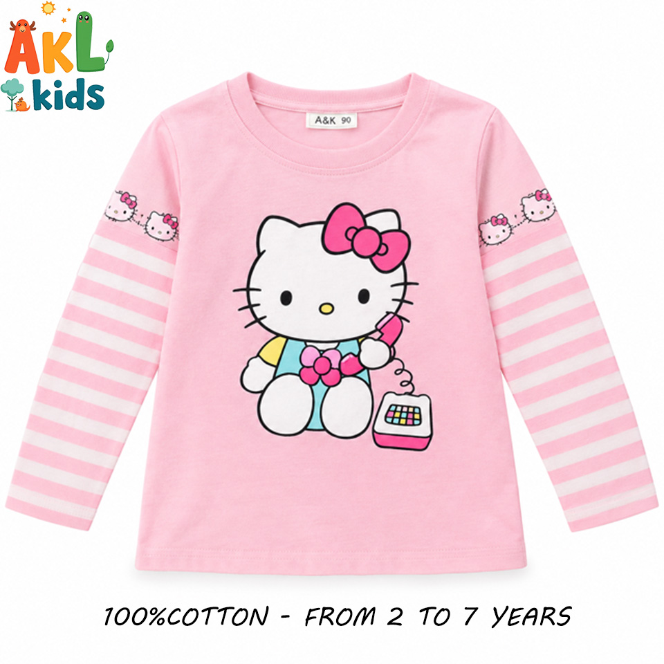 Girls’ Hello Kitty Long-Sleeve T-Shirt