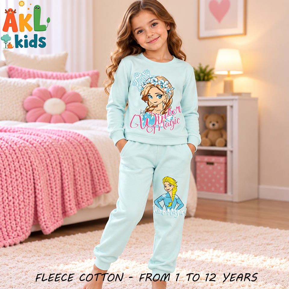 Fleece Cotton Pjs Winter Magic