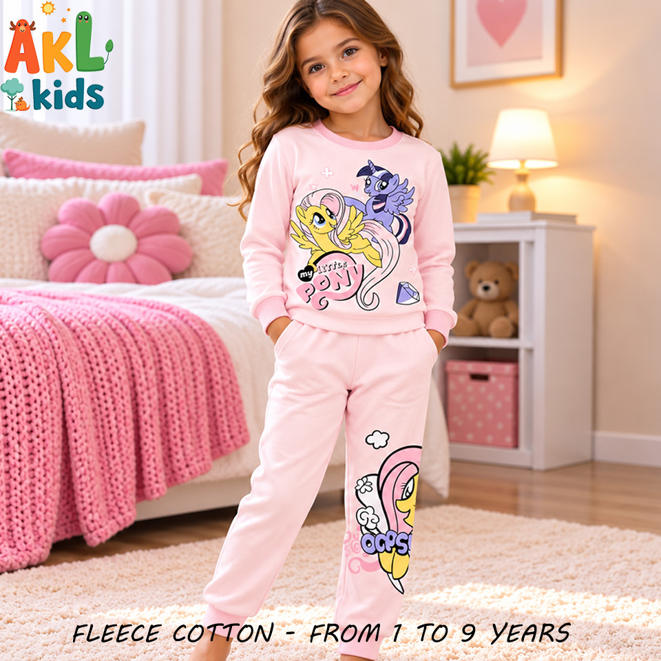 Fleece Cotton Pjs Unicorn