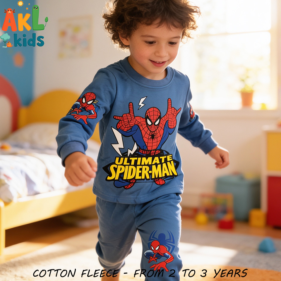 Fleece Cotton Pjs Spider